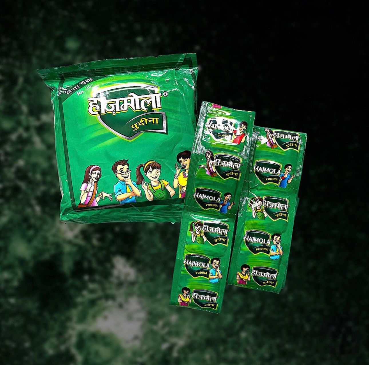 Hajmola Pudina Digestive Candy | Pack of 20 |